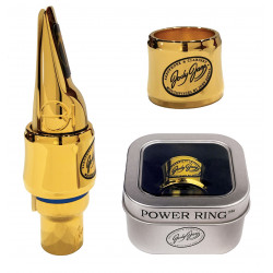 "Power Ring" Ligature 24kt Gold Plated Brass for JodyJazz  DV/CHI/DV NY